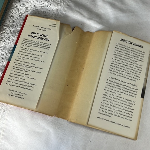 HOW TO TRAVEL WITHOUT BEING RICH 1959 VINTAGE HARDCOVER BOOK, STRONG AND RUNYON - Picture 7 of 17